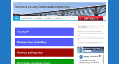 Desktop Screenshot of dutchessdems.com
